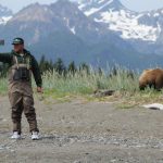 Selfie with Bear in Alaska