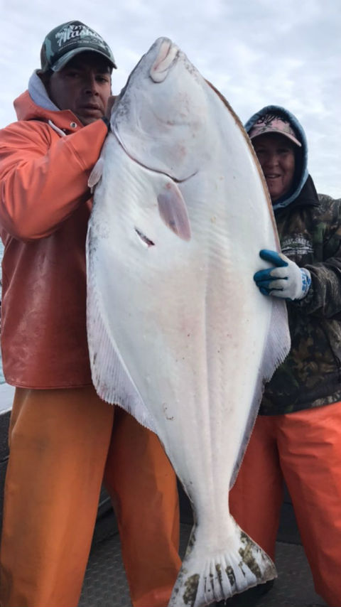 Halibut fishing in Alaska