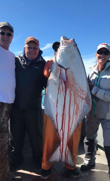 Halibut fishing in Alaska